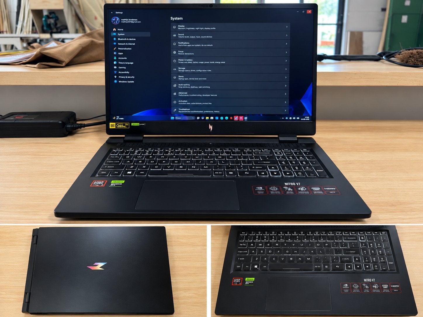 Acer nitro 17 krachtige game laptop, Computers en Software, Ophalen, Met videokaart, Qwerty, Zo goed als nieuw