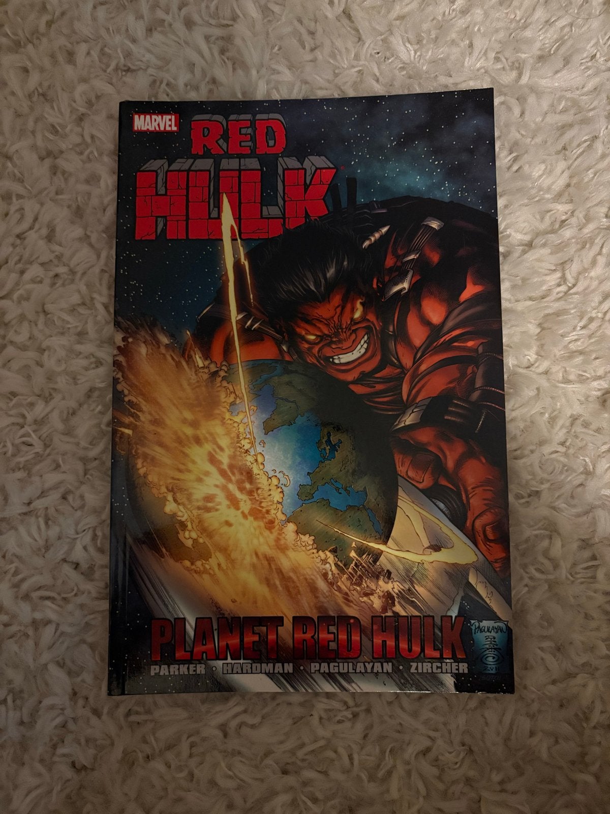 Marvel Red Hulk: Planet Red Hulk - Gelezen stripboek, Eén stripboek, Ophalen, Gelezen