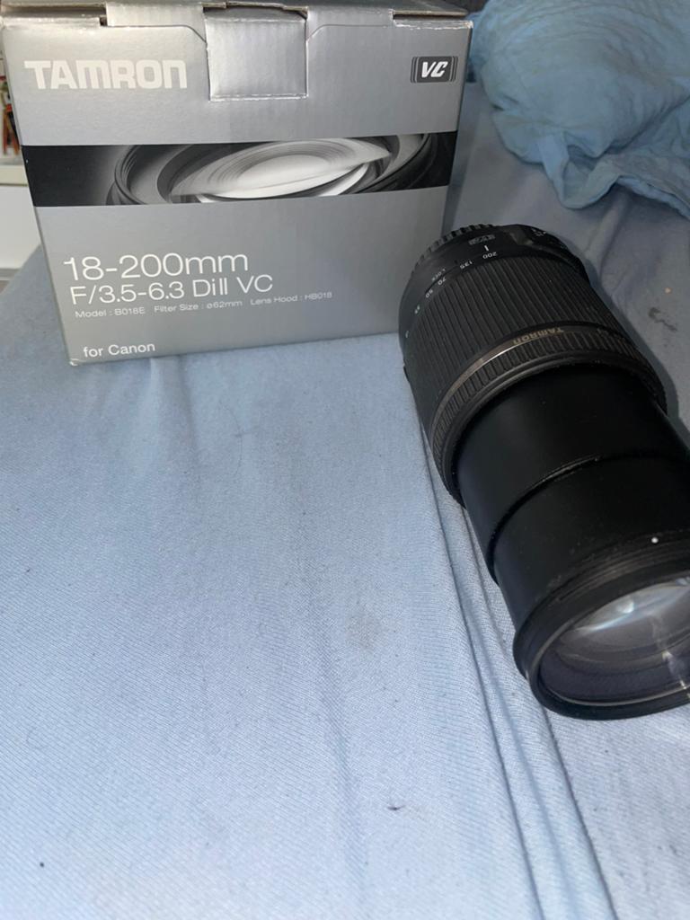 Tamron B018E 18-200mm made for canon, Audio, Tv en Foto, Fotografie | Lenzen en Objectieven, Ophalen, Zo goed als nieuw, Telelens