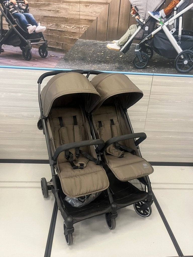 Deryan Rolo X2 Duo Buggy - 2 persoons lichtgewicht - Hazel