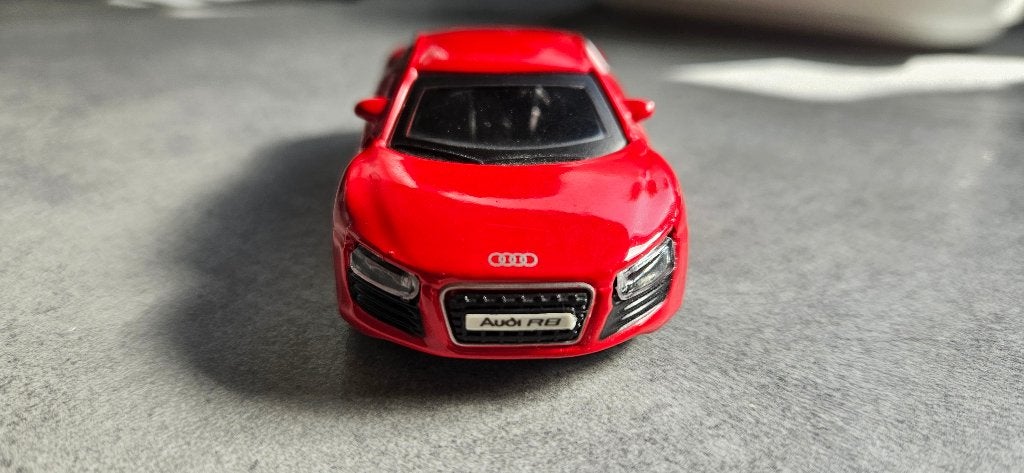 Audi R8, schaal 1/43, Ophalen of Verzenden, Zo goed als nieuw, Auto, Overige merken