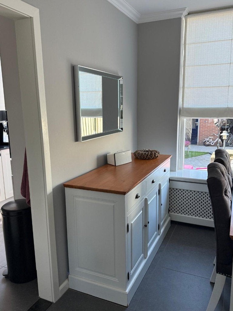 Goossens Nancy Dressoir | Blank Eiken | 200  45  85 cm, Ophalen, Gebruikt, Eikenhout, Minder dan 50 cm