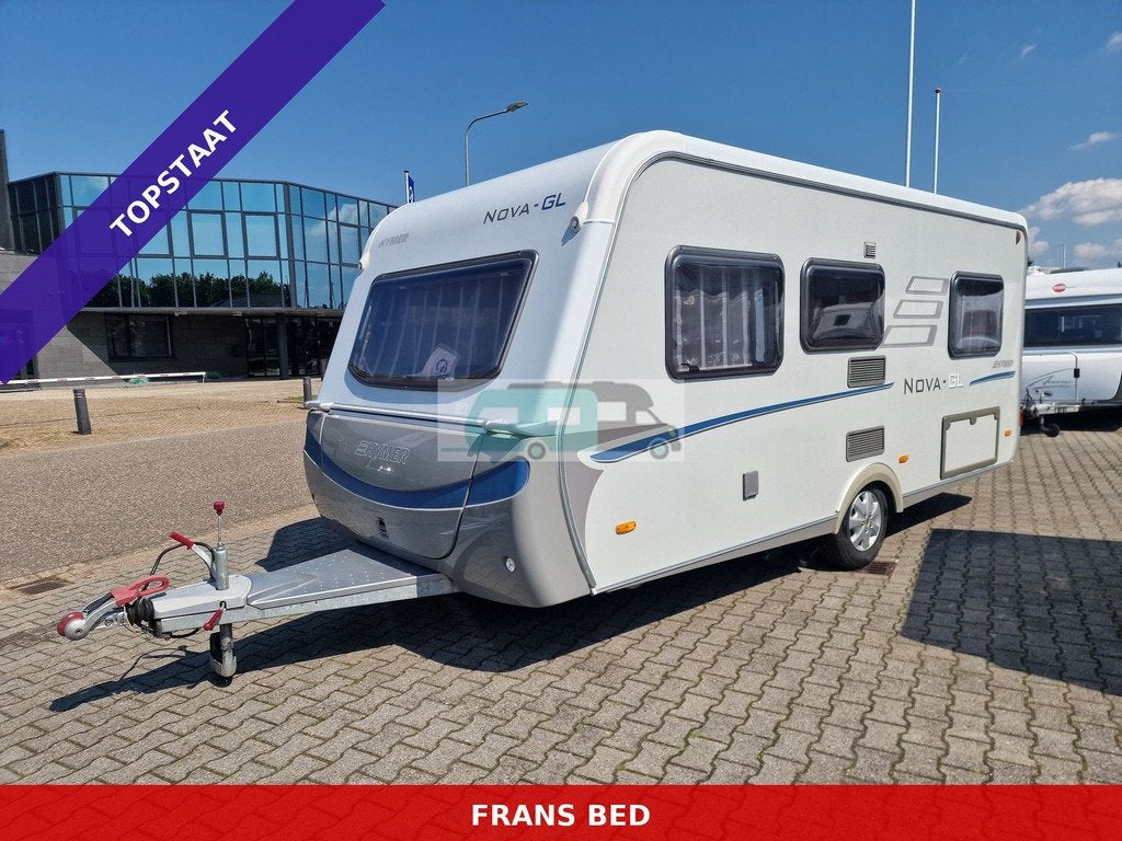 Eriba nova 465 GL/SL 2010 topstaat (bj 2010), Bedrijf, Schokbreker, 6 tot 7 meter, Eriba