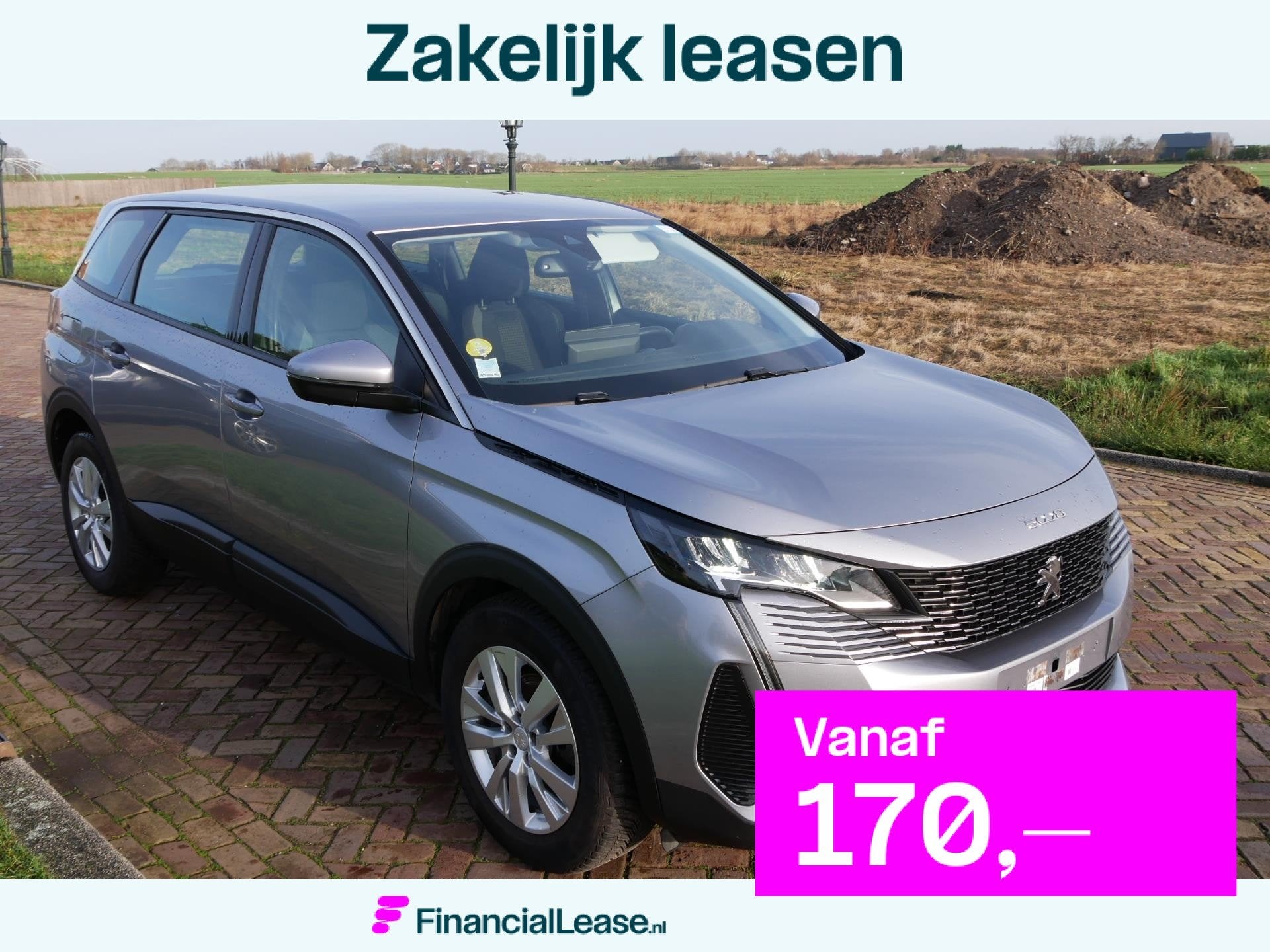 Peugeot 5008 1.5 BlueHDI AcT Pack Business 7P EAT8 AC NAVI *, Stof, Zwart, 4 cilinders, 7 stoelen