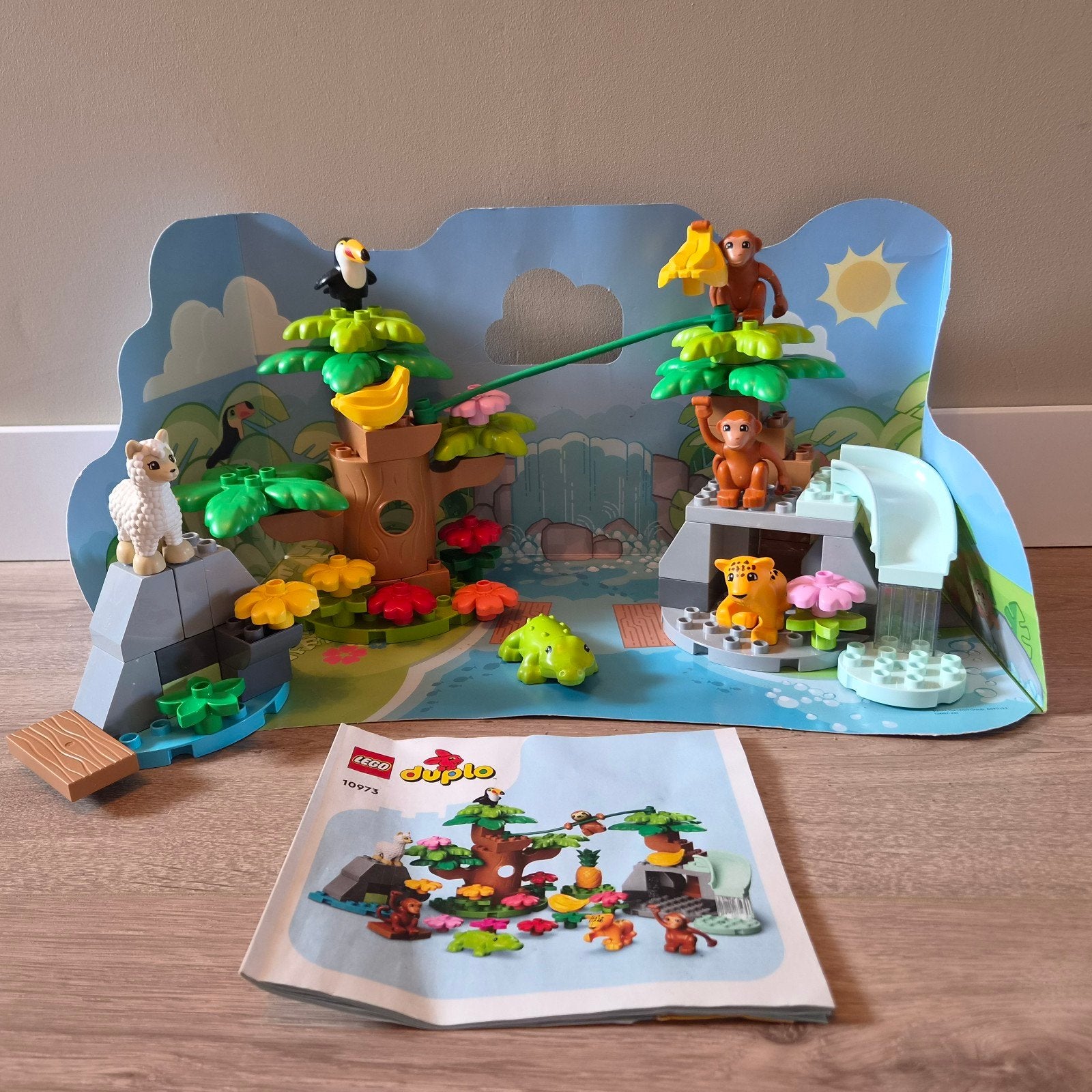 Lego Duplo 10973 Wilde Dieren van Zuid-Amerika - Compleet, Ophalen, Zo goed als nieuw, Duplo, Complete set