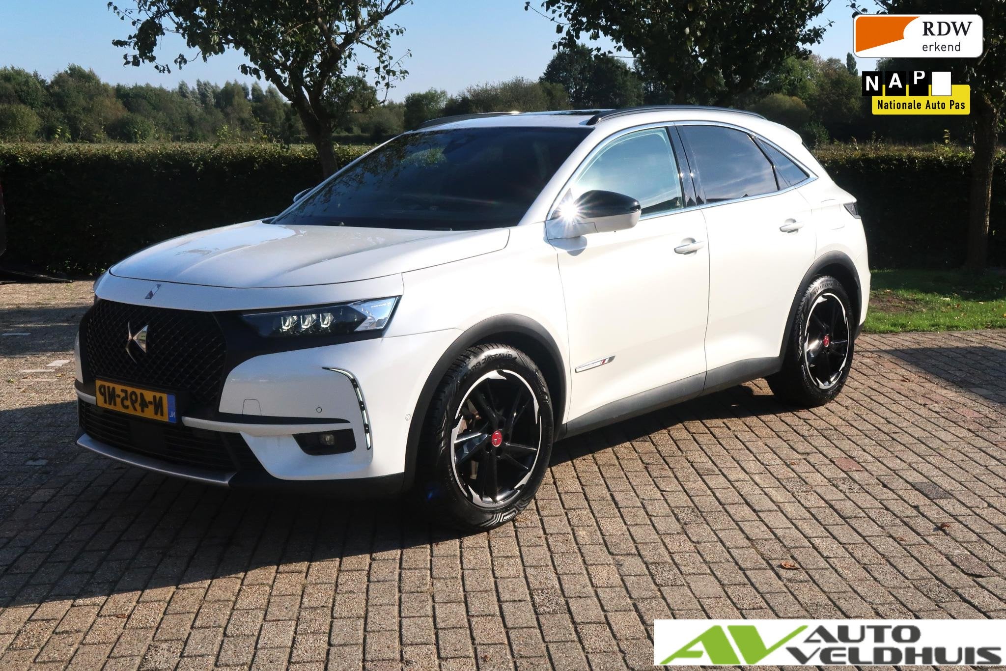 DS 7 Crossback E-Tense 4x4 Performance Line PANO TREKHAAK CA, Auto's, Automaat, Gebruikt, Euro 6, 4 cilinders