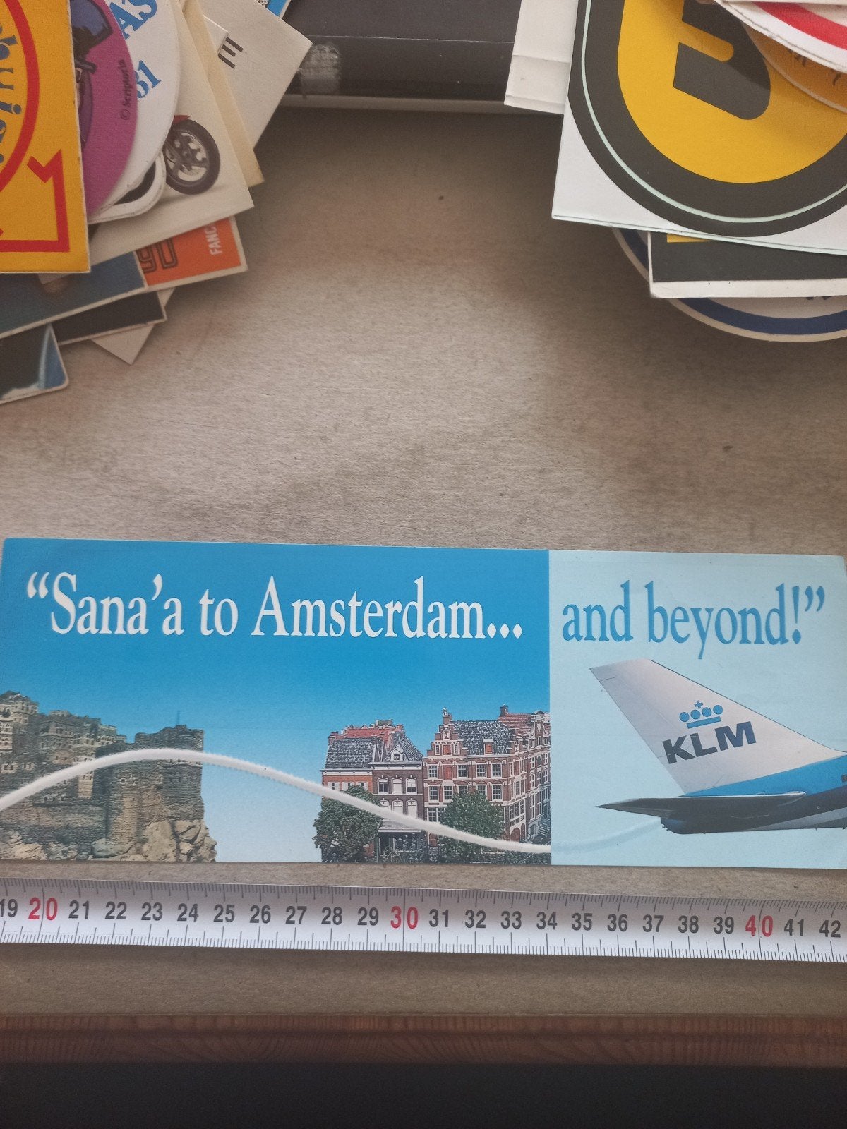 Sana,a to Amsterdam klm, Ophalen of Verzenden, Zo goed als nieuw