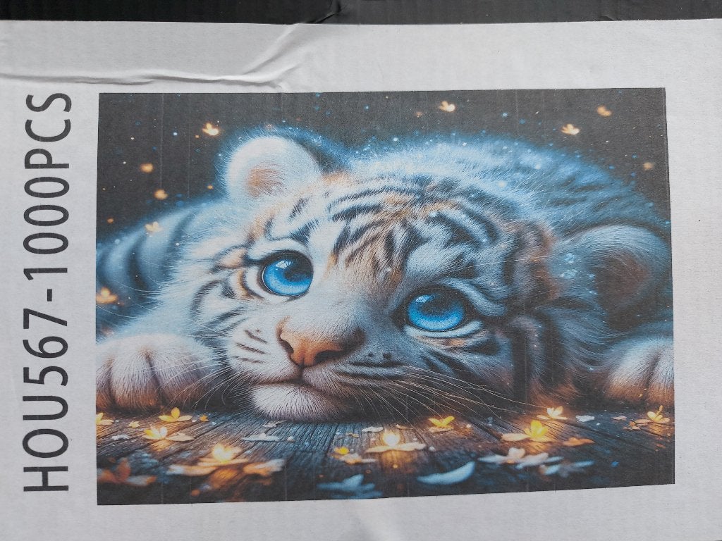 NIEUW: puzzel baby tijger 1000 pcs, Ophalen of Verzenden, 500 t/m 1500 stukjes, Nieuw, Legpuzzel