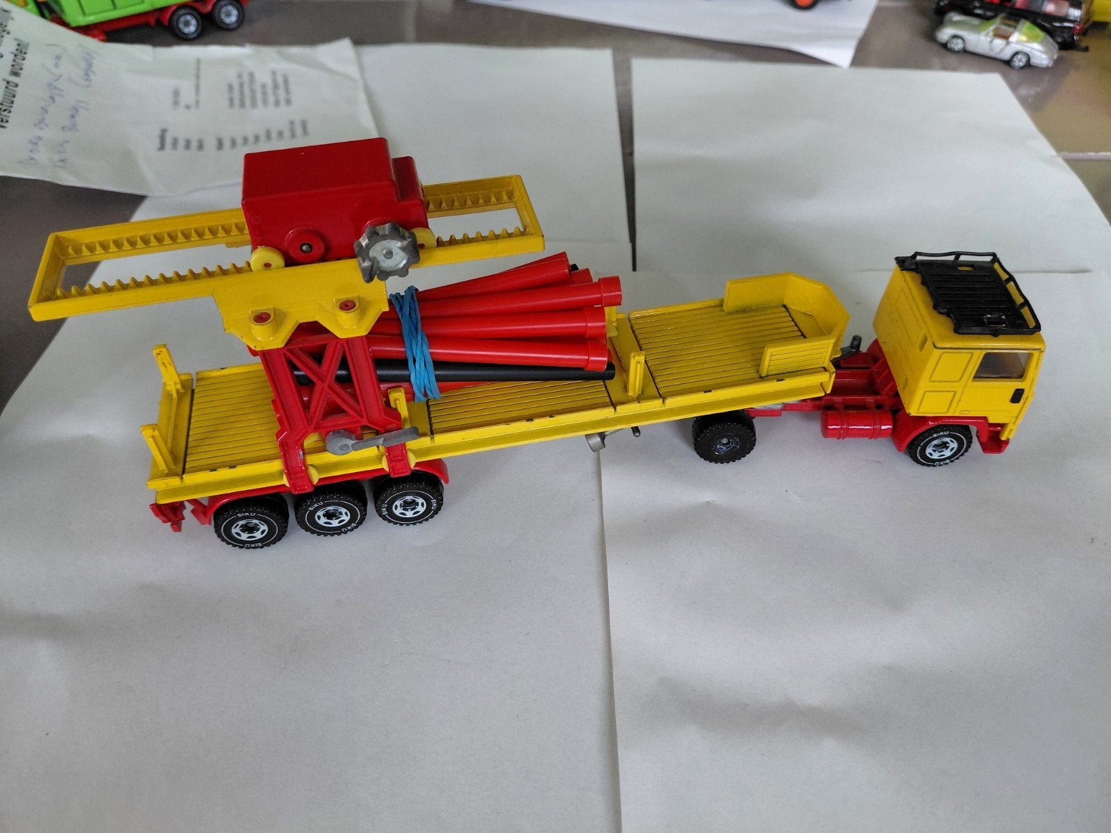 Siku F10 Buizentransport - Bespeelde staat, Ophalen of Verzenden, Gebruikt