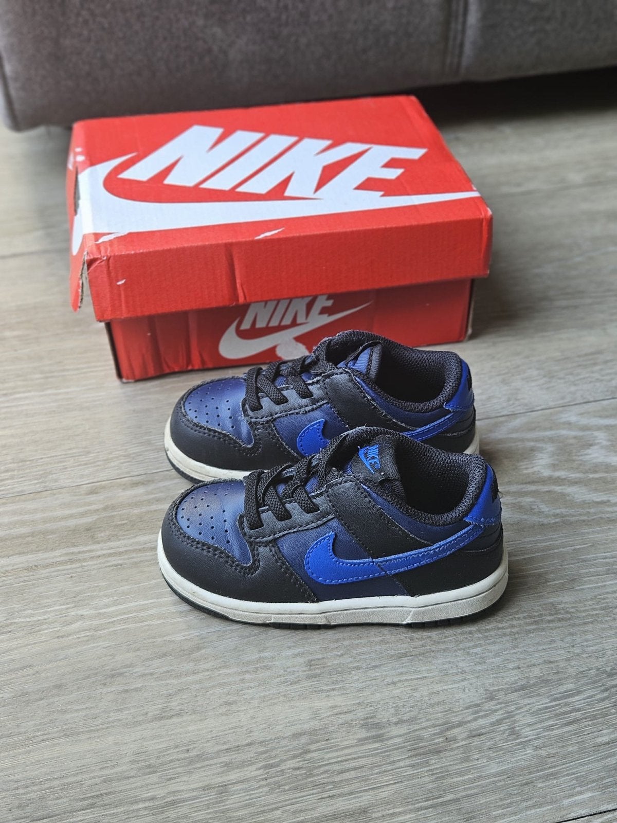 Nike Dunk Low sneakers voor baby's - Maat 23.5, Ophalen of Verzenden, Gebruikt, Jongen of Meisje, Schoenen