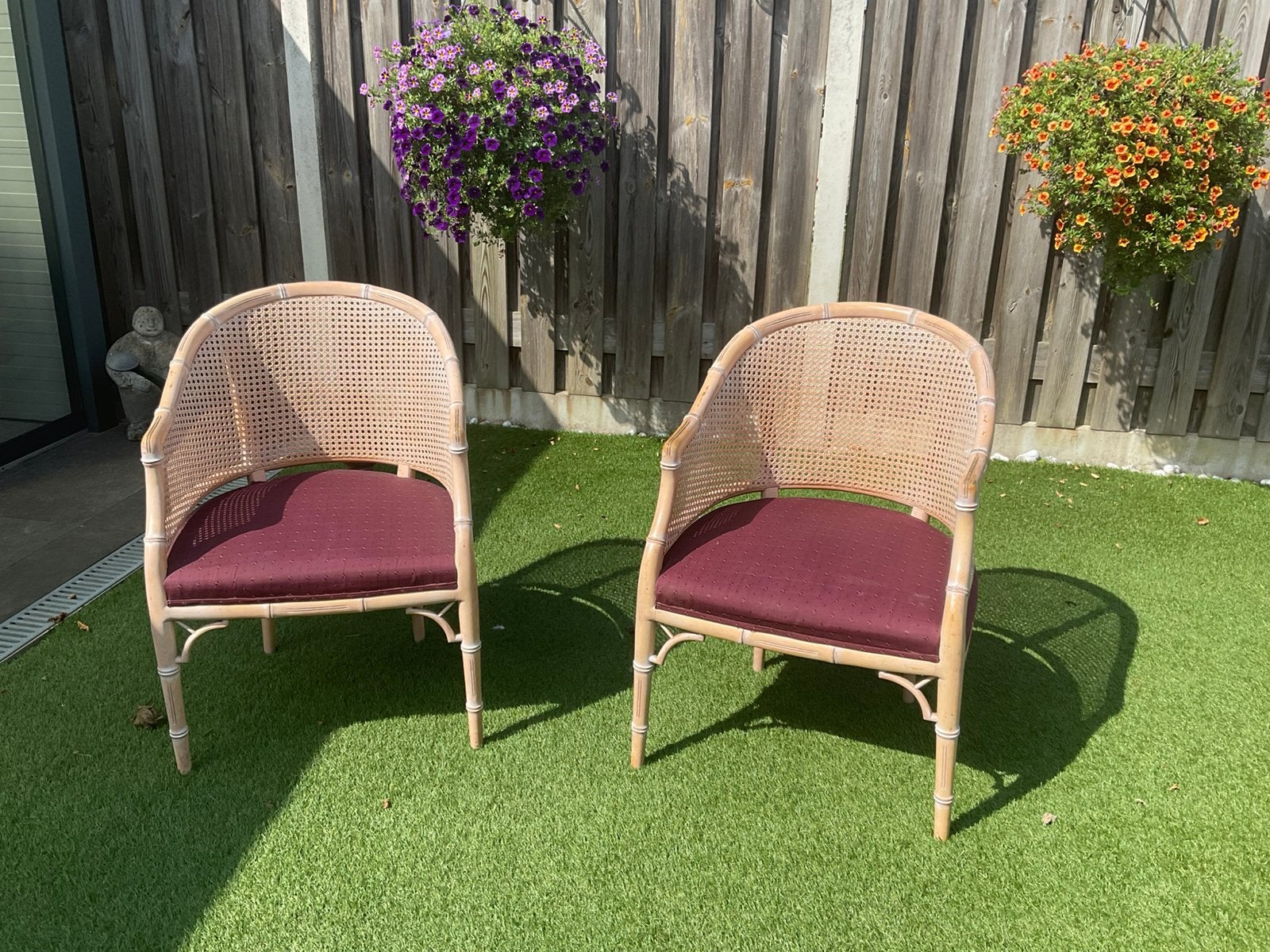 2 mooie stoelen voor binnen of veranda. 12,50 per stuk, Ophalen, Gebruikt, Overige materialen