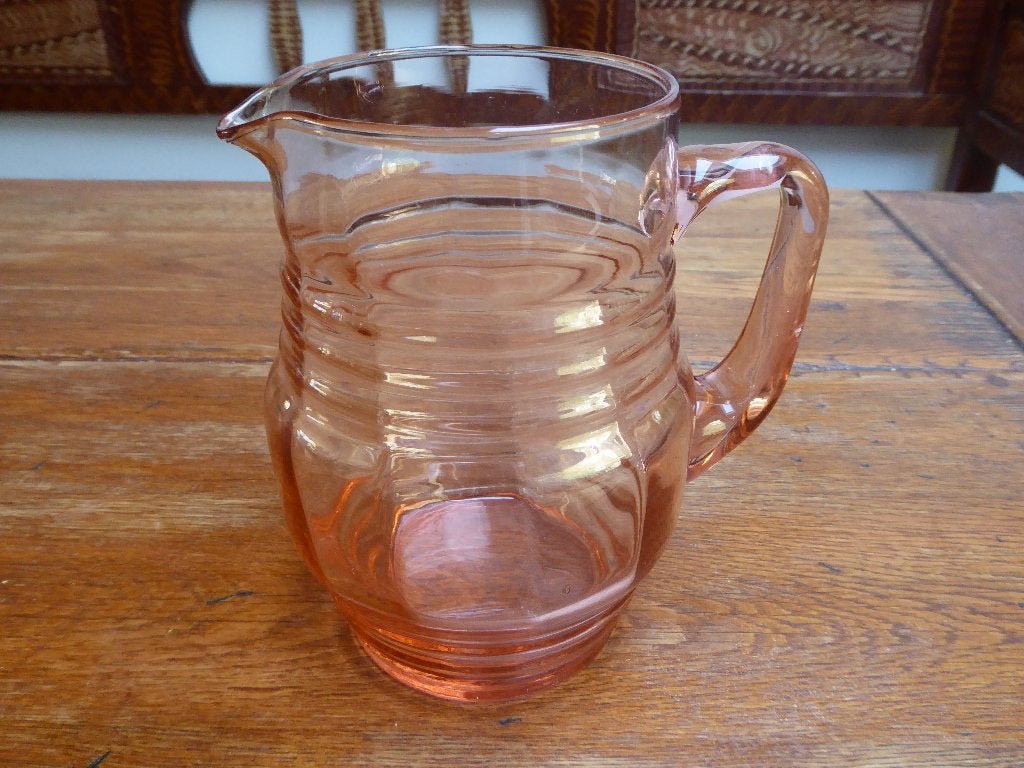 Art deco glazen waterkan, Doyen, Antiek en Kunst, Ophalen of Verzenden