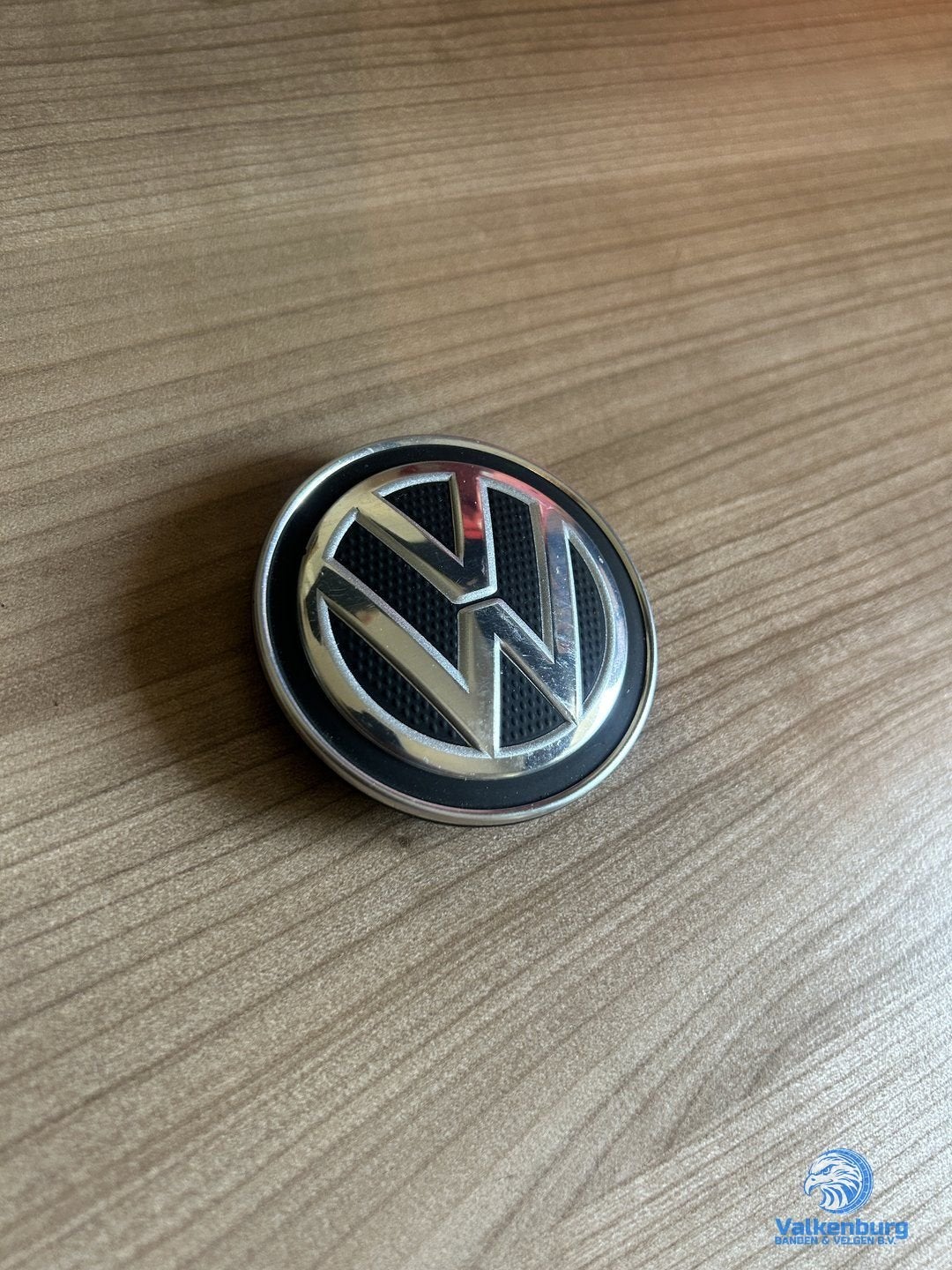 ORIGINELE VW Volkswagen naafkap naafdop zwart chroom