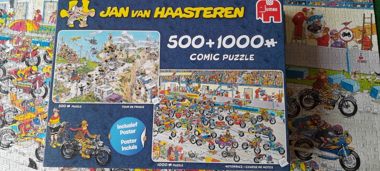 legpuzzels, Hobby en Vrije tijd, Denksport en Puzzels, Ophalen, 500 t/m 1500 stukjes, Zo goed als nieuw, Legpuzzel