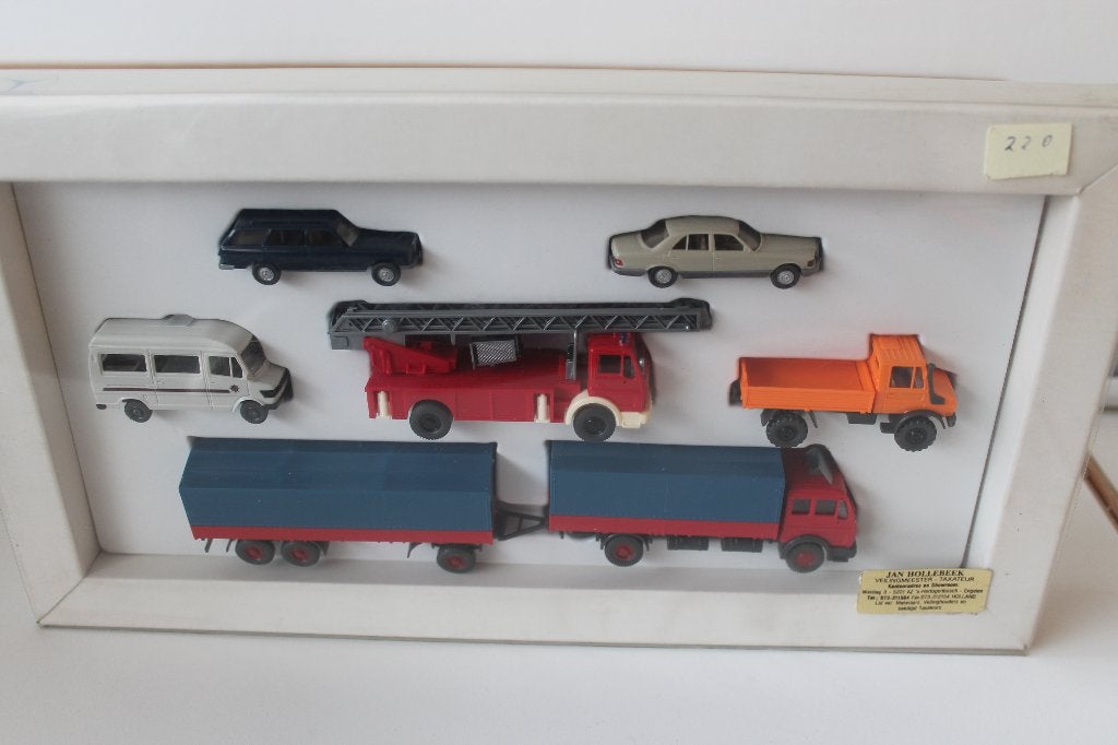Wiking Mercedes Benz-set nr.220, Ophalen of Verzenden, Zo goed als nieuw, Auto, Wiking