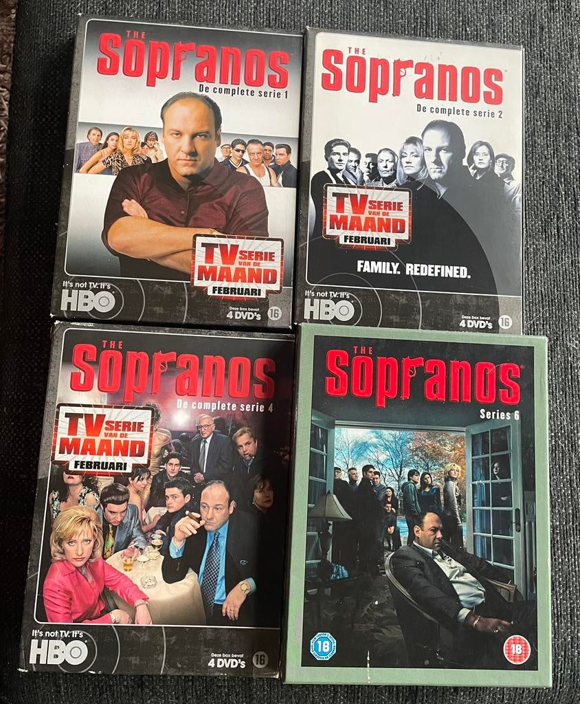 Sopranos (1-2-4), Cd's en Dvd's, Dvd's | Tv en Series, Alle leeftijden, Ophalen of Verzenden, Zo goed als nieuw
