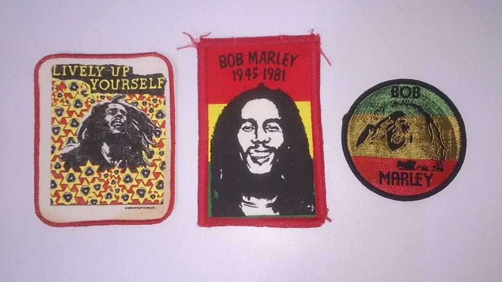 Bob Marley Jamaica muziek reggae patch kledingembleem, Ophalen of Verzenden, Zo goed als nieuw, Kleding