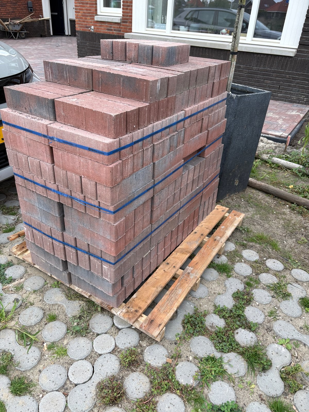 Kijkstra Dikformaat XL 28x7x8 cm Oud Emmen klinkers, Tuin en Terras, Ophalen, Klinkers, Nieuw, 5 tot 10 m²