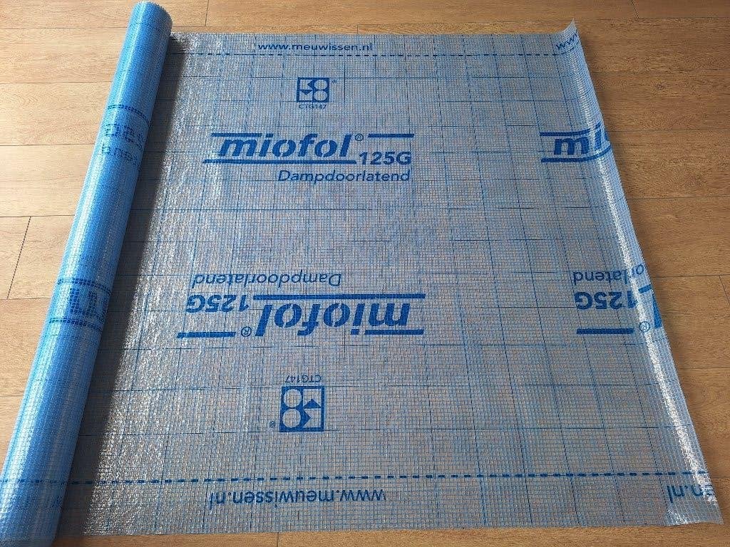 Miofol 125G - 20mx1.5m - waterkerende, dampdoorlatende folie, Overige materialen, Nieuw, 15 m² of meer, Ophalen