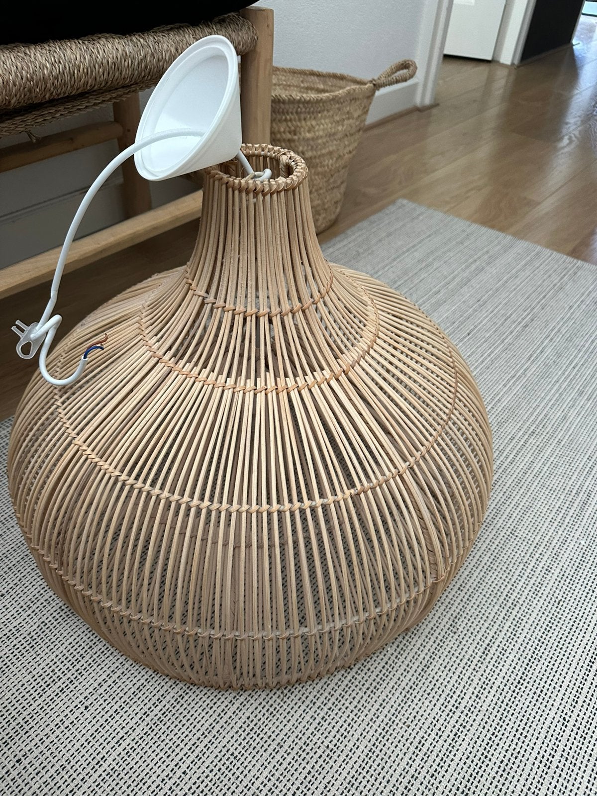 Hanglamp Bali, Huis en Inrichting, Lampen | Hanglampen, Ophalen, Zo goed als nieuw