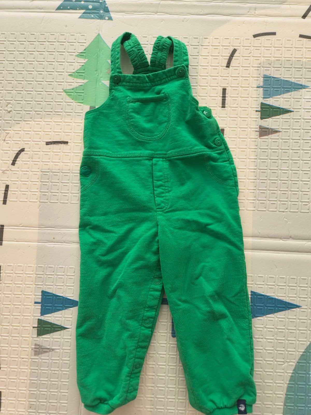 Jako-O groene tuinbroek maat 80/86, Jako-O, Gebruikt, Broekje, Jongetje of Meisje
