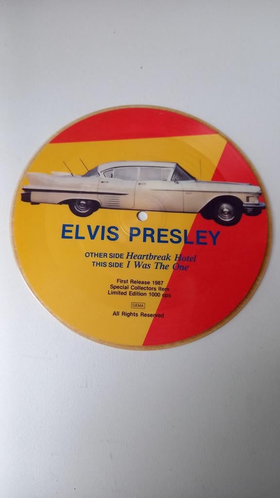 Elvis Presley  - picture singles  ., Cd's en Dvd's, Vinyl Singles, Ophalen of Verzenden, Zo goed als nieuw, Pop
