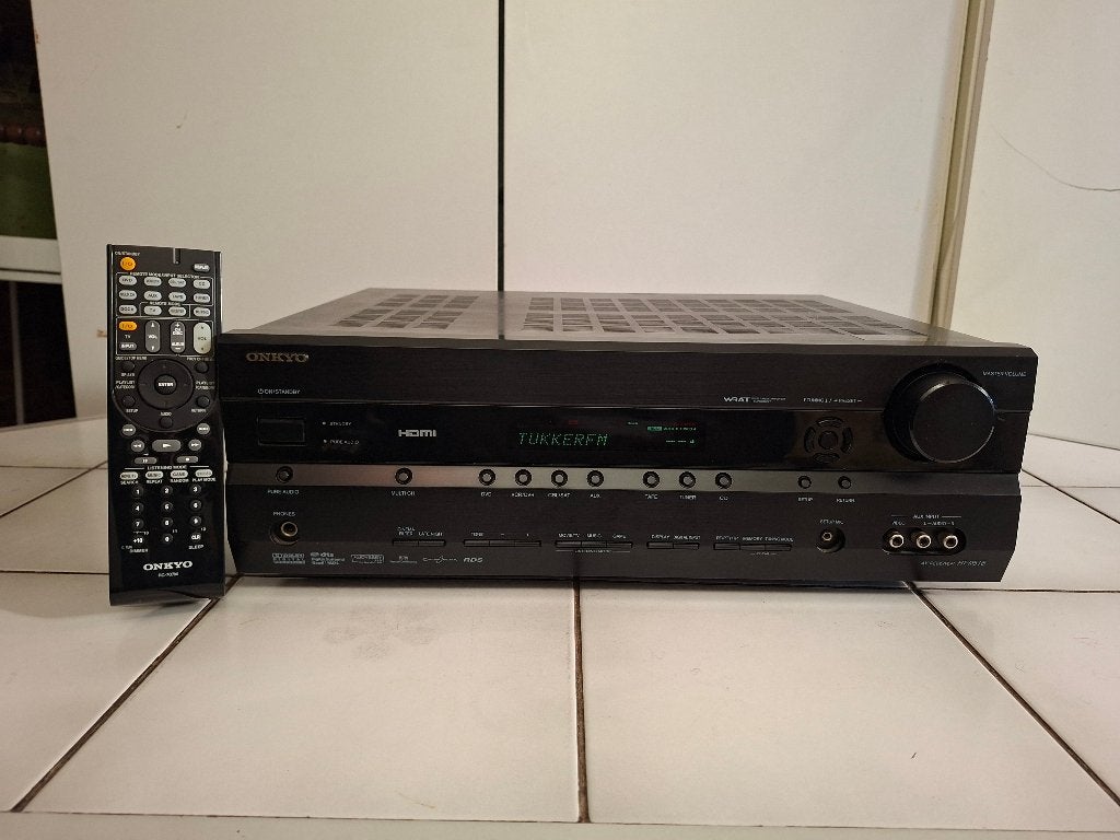 Onkyo HT-R518 Receiver Met Afstandsbediening, Ophalen, Refurbished, 120 watt of meer, Overige merken