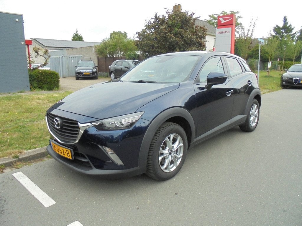 Mazda CX-3 2.0 SkyActiv-G 120 TS, Auto's, Mazda, Stof, Gebruikt, 4 cilinders, Blauw