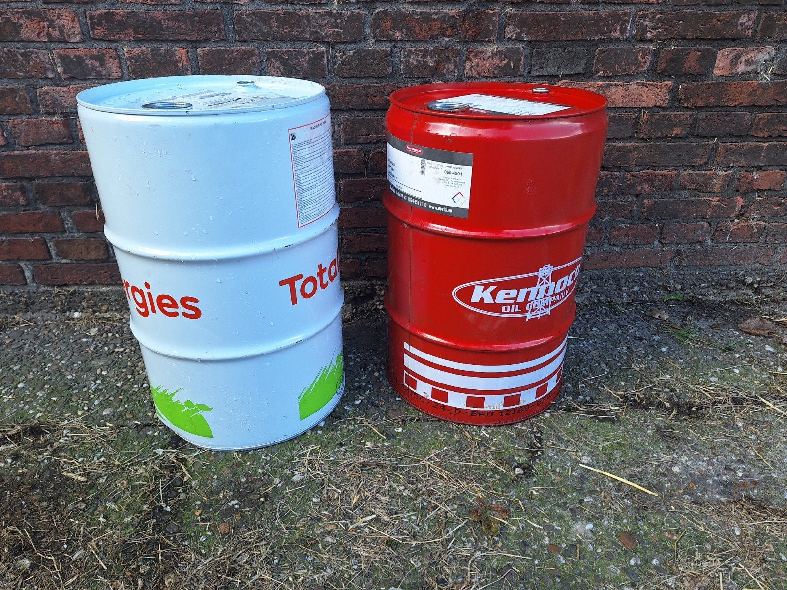 60 liter vaten / vaatjes - Ideaal voor decoratie of opslag, Ophalen, Gebruikt, Minder dan 60 cm, Rond