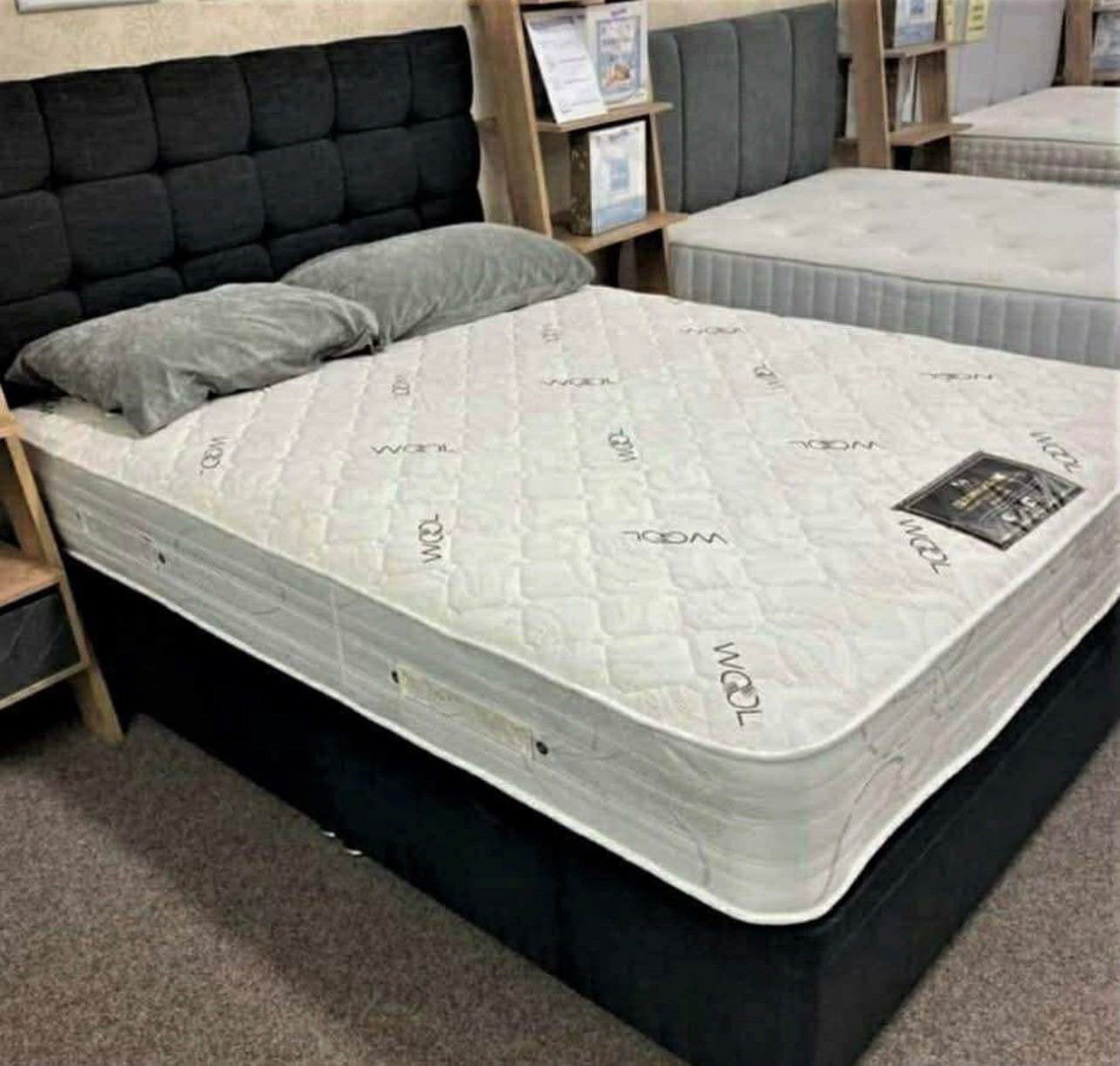 Brandnieuw bed met matras 90x200, 140x200, 160x200, 180x200, Ophalen of Verzenden, Nieuw, Tweepersoons, Modern