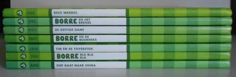 7x BORRE = groep 4 = Gestreepte boekjes /Leesclub = 1 koop, Boeken, Ophalen of Verzenden, Zo goed als nieuw, Fictie algemeen