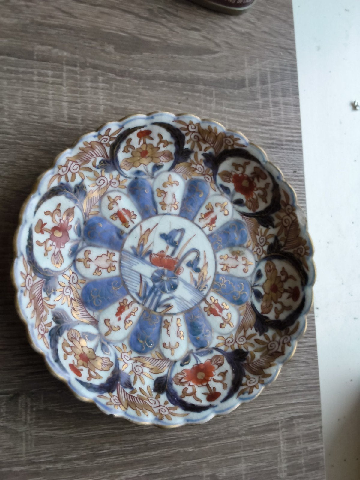 Origineel Japans Imari Porseleinen Bord - Antiek, Ophalen of Verzenden