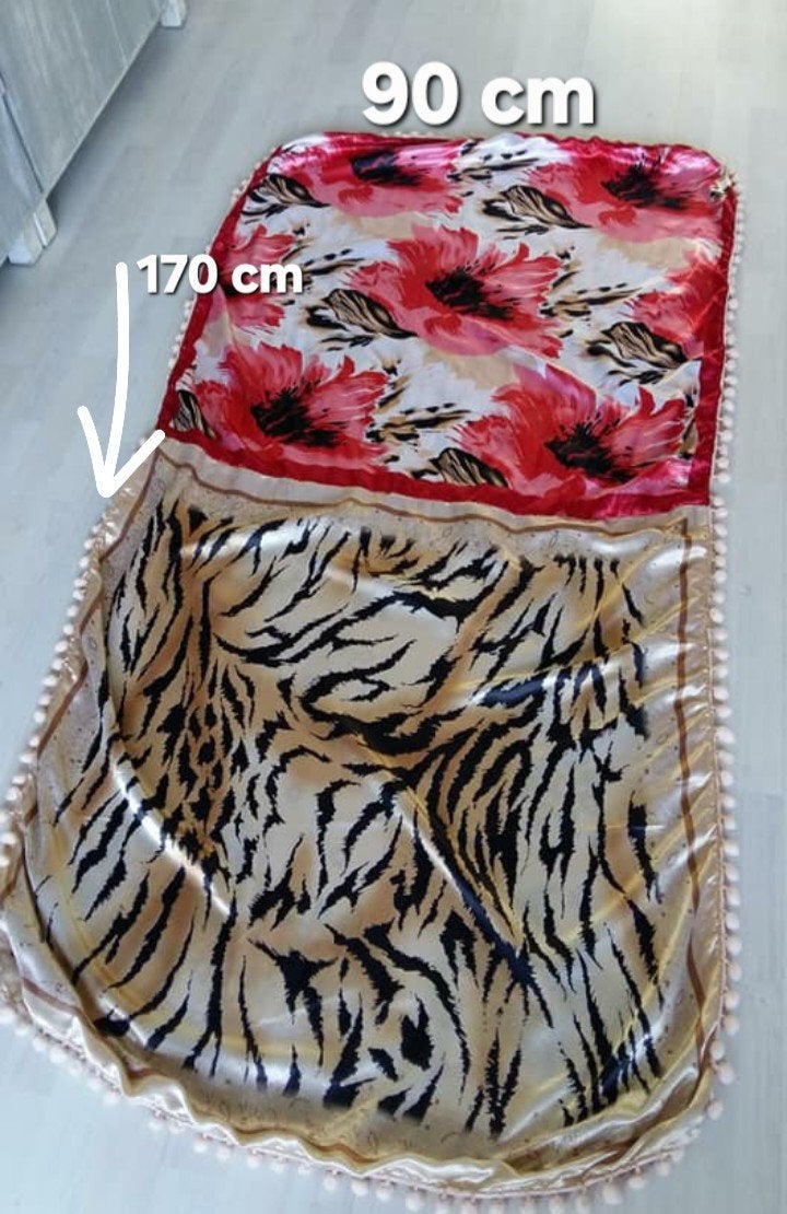 Sjaal 90x170 cm - beide kanten draagbaar, Kleding | Dames, Mutsen, Sjaals en Handschoenen, Nieuw, Sjaal, Ophalen of Verzenden