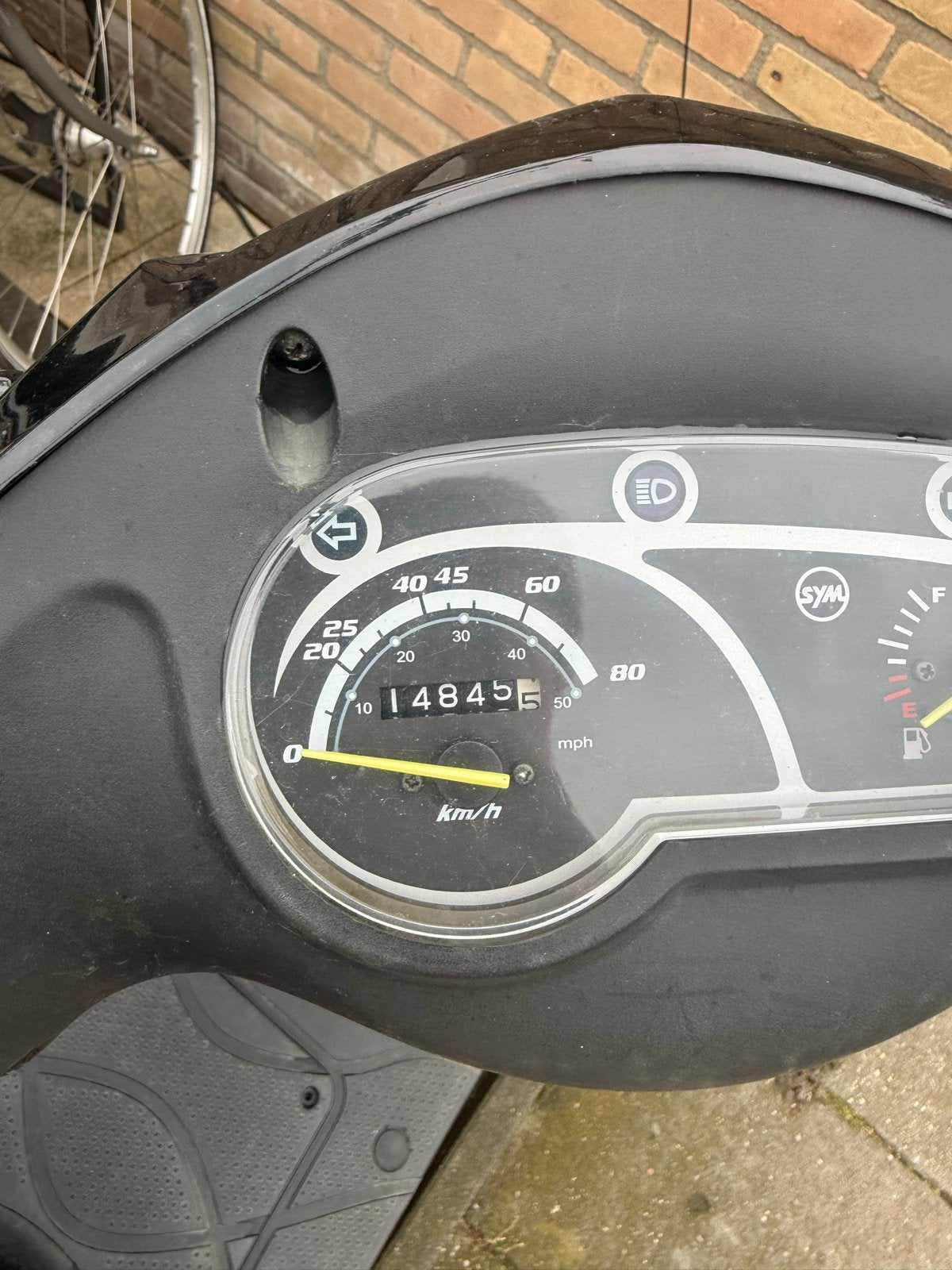 Sym Orbit Scooter - Zwart, Gebruikt geel kenteken, Ophalen, Gebruikt, Benzine, Orbit