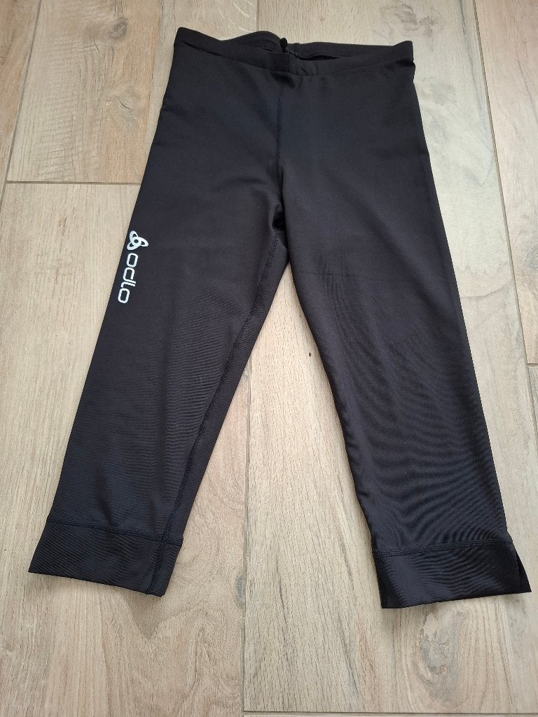 Odlo sportlegging capri XS zwart – nieuw met kaartjes, Kleding | Dames, Zwart, Nieuw, Ophalen of Verzenden, Fitness of Aerobics