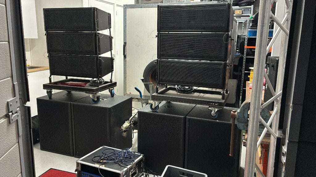 Subwoofers 4x DAP 18 inch, Ophalen, Gebruikt, Subwoofer, Overige merken