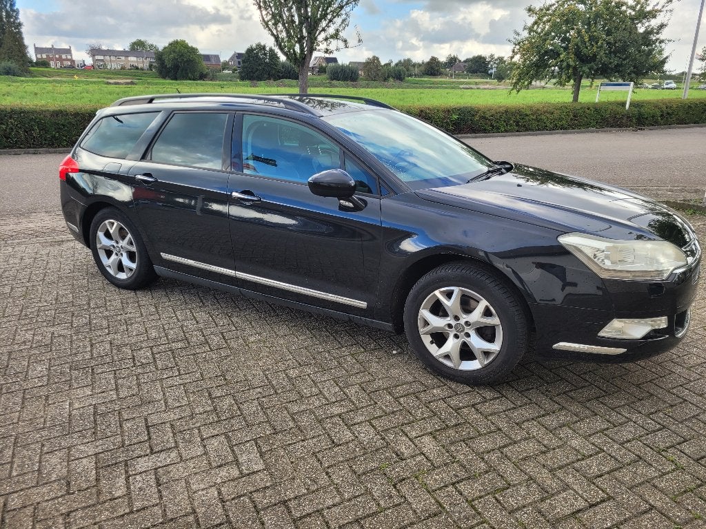 Citroën C5 2.0 16V Tourer 2009 Zwart, Auto's, Voorwielaandrijving, 1800 kg, Zwart, 1553 kg