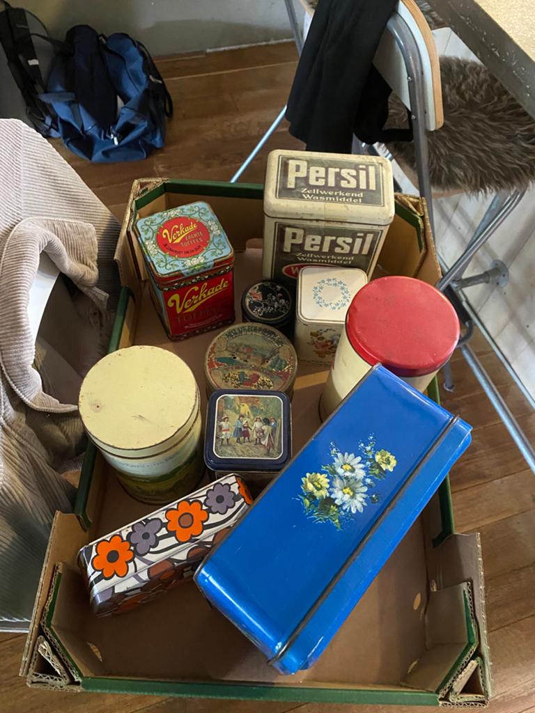 10 koektrommels/ blikken, Verzamelen, Blikken, Ophalen, Overige