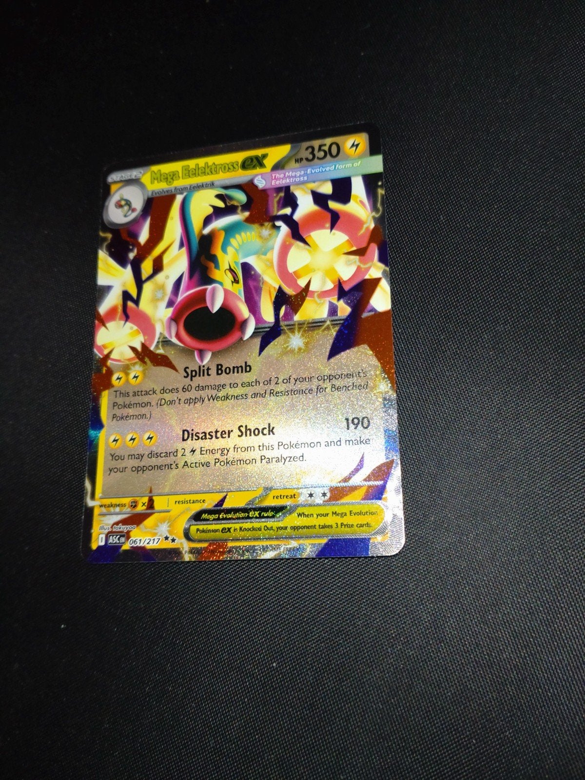Mega Eelektross ex (ASC 061)
Ascended Heroes Pokémon, Verzenden, Zo goed als nieuw, Losse kaart