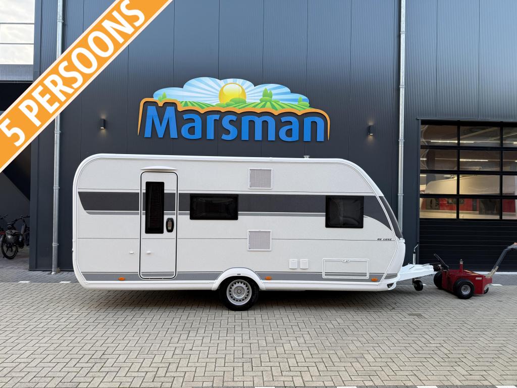 Hobby De Luxe 490 KMF, Caravans en Kamperen, Caravans, Hobby, 5 tot 6 meter, Schokbreker, Overige