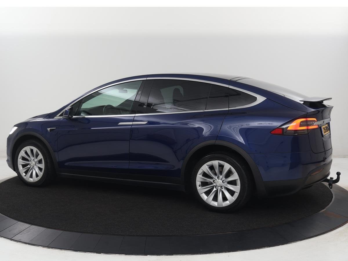 Tesla Model X Long Range | SOH 86% | Panoramadak | Trekhaak, Auto's, Tesla, Model X, Gebruikt, 100 kWh, Blauw