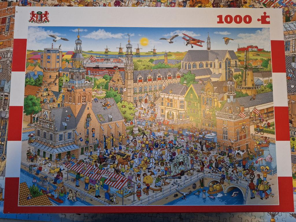 Alkmaar, Ophalen of Verzenden, 500 t/m 1500 stukjes, Zo goed als nieuw, Legpuzzel