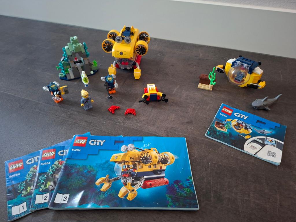 Lego onderzeeër, compleet, Ophalen of Verzenden