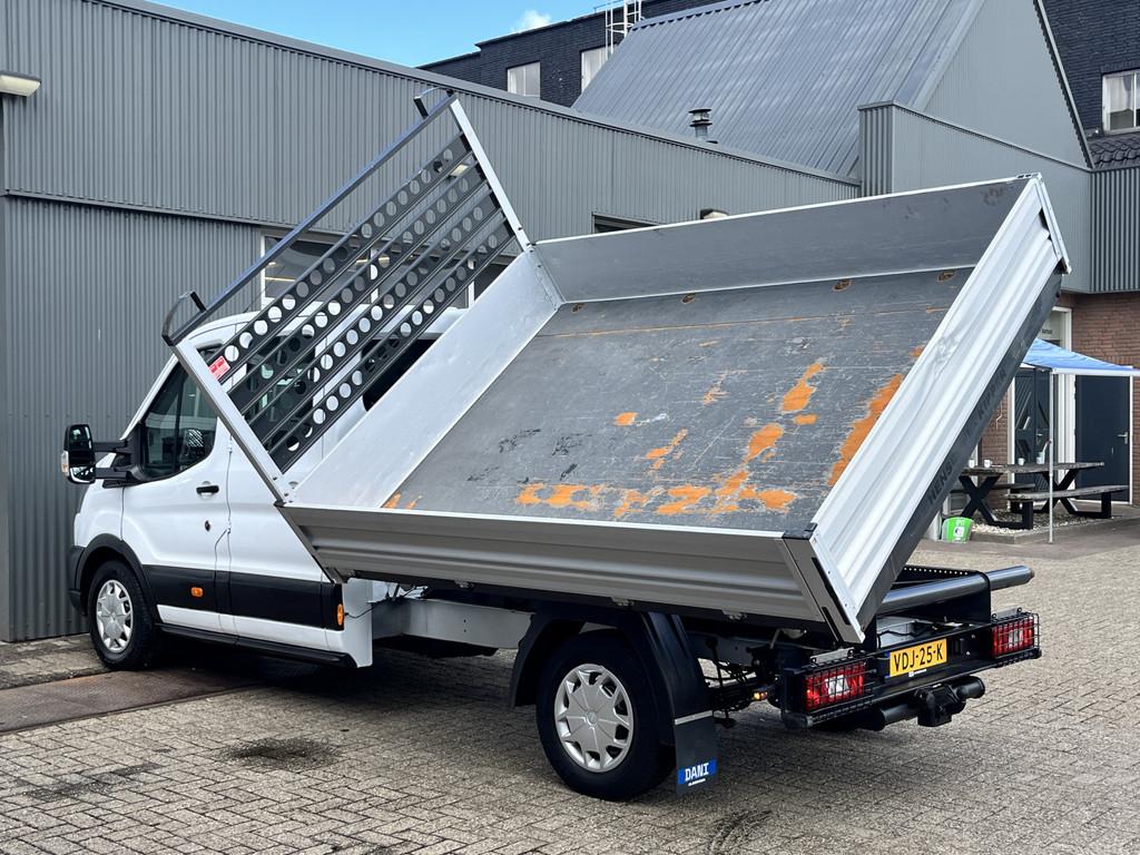 Ford Transit 350 2.0 TDCI DC 3-zijdenkipper Airco Cruise con, Auto's, Bestelauto's, Voorwielaandrijving, 4 cilinders, 7 stoelen
