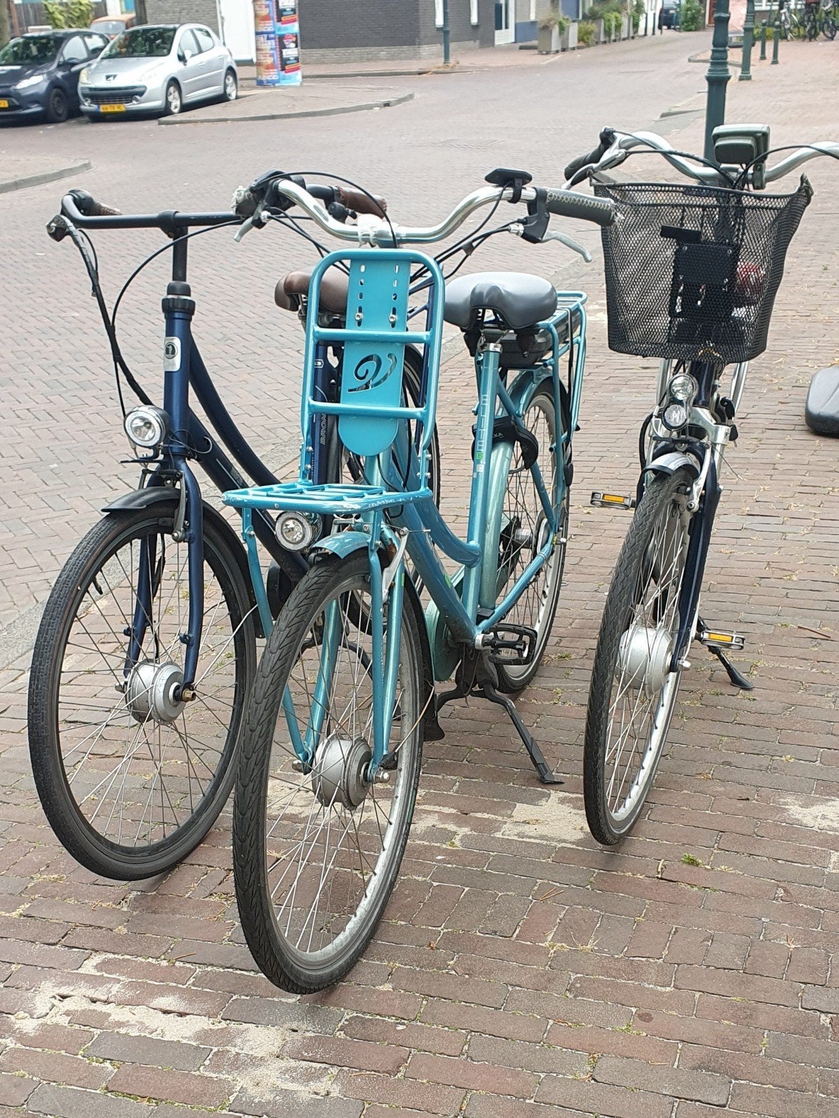 3 elektrische fietsen (Union, Vogue, Freebike) - Opknappers, Ophalen, Gebruikt, Overige merken