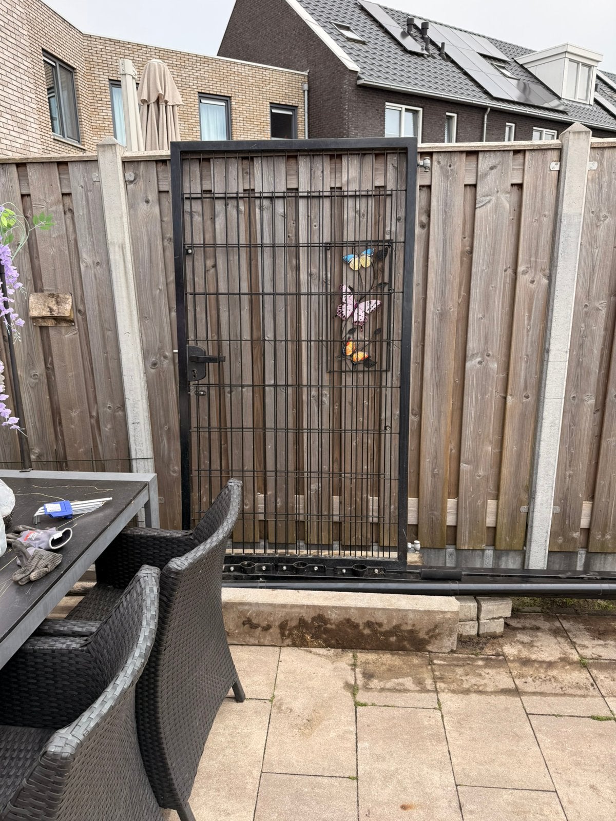 Dubbelstaafmat hekwerk + poort compleet | 180 cm hoog |, Tuin en Terras, Schuttingen, Ophalen, 1 tot 2 meter, Minder dan 3 meter