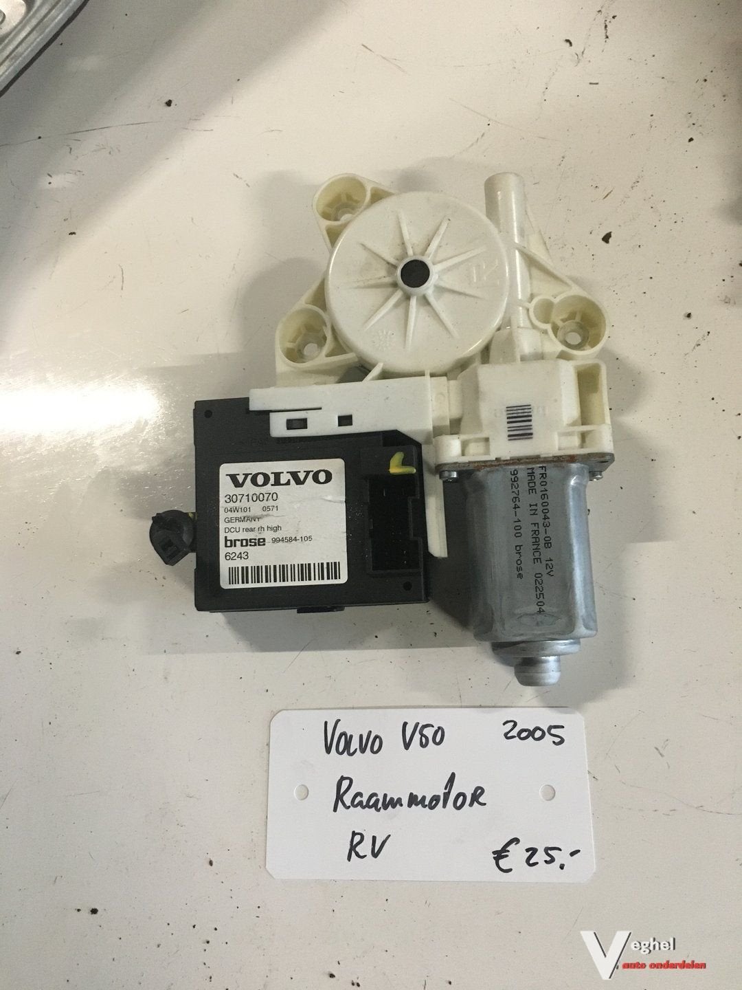 Volvo V50 2005 Raammotor Rechtsvoor, Gebruikt, -, -, Ophalen of Verzenden
