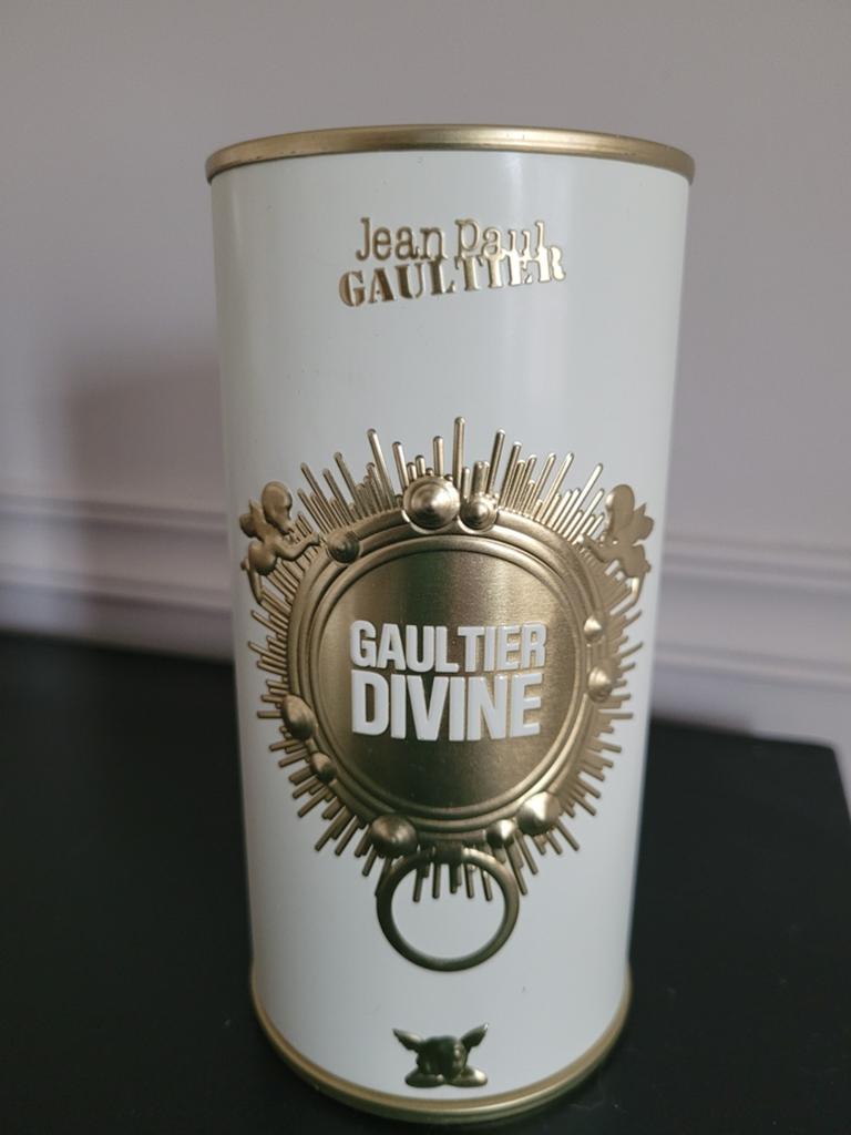 Jean Paul Gaultier parfum blikje Divine 30ml, Ophalen of Verzenden, Overige