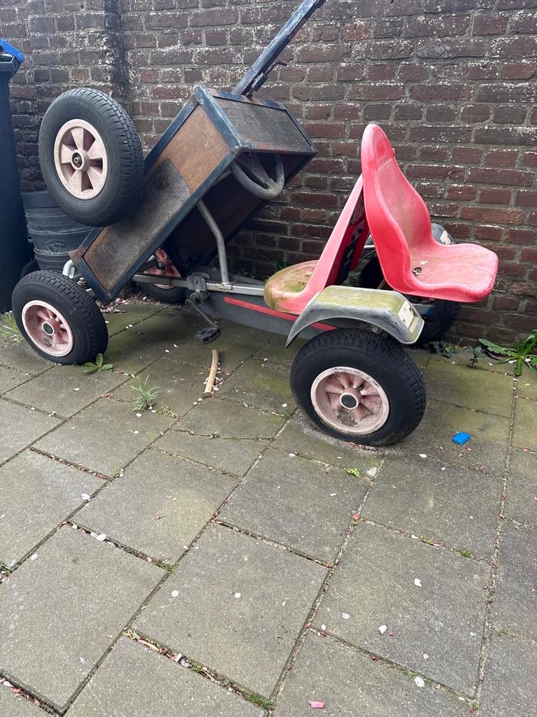 Skelter opknapper met aanhanger, Ophalen, Gebruikt, Overige merken, Met kar of aanhanger