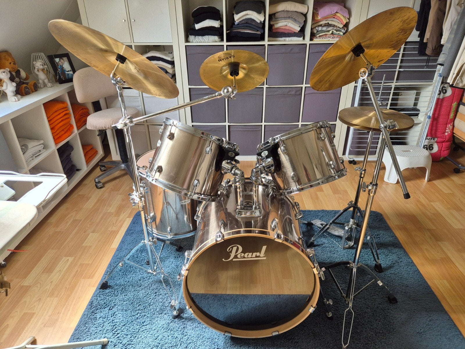 pearl drumstel, Ophalen, Gebruikt, Pearl